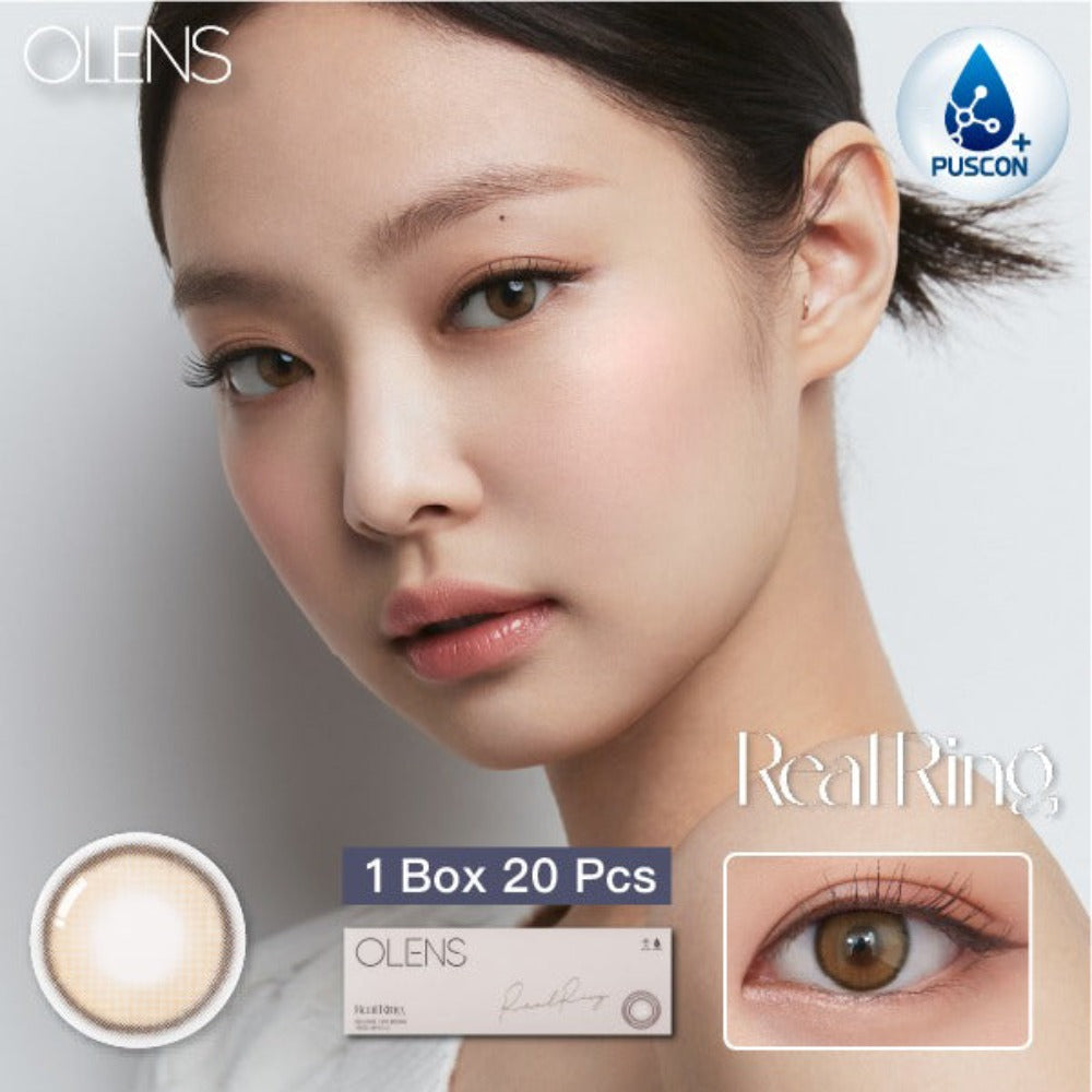OLENS 1 DAY REAL RING BROWN | 20片_1